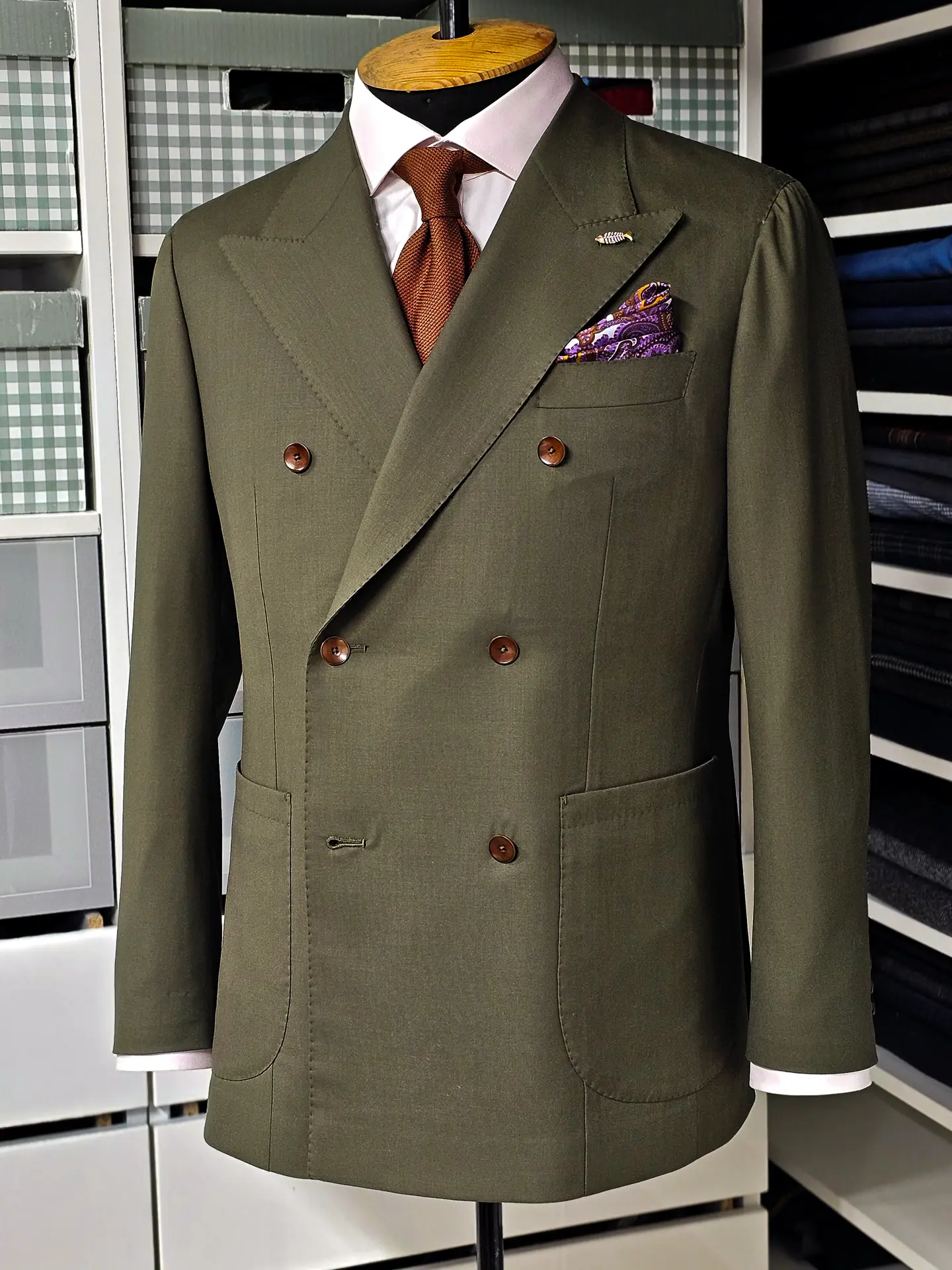 Garnitur dwurzędowy bespoke